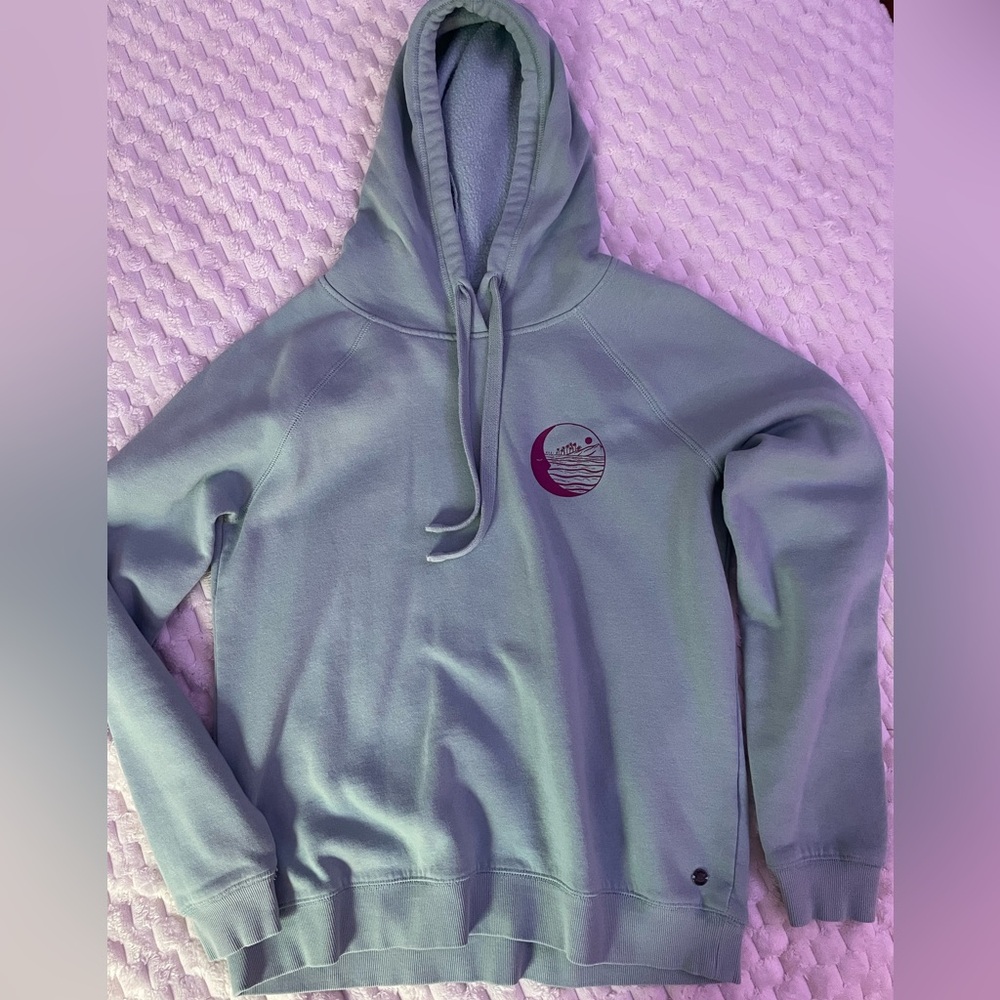 Roxy Light Blue Fleece Hoodie